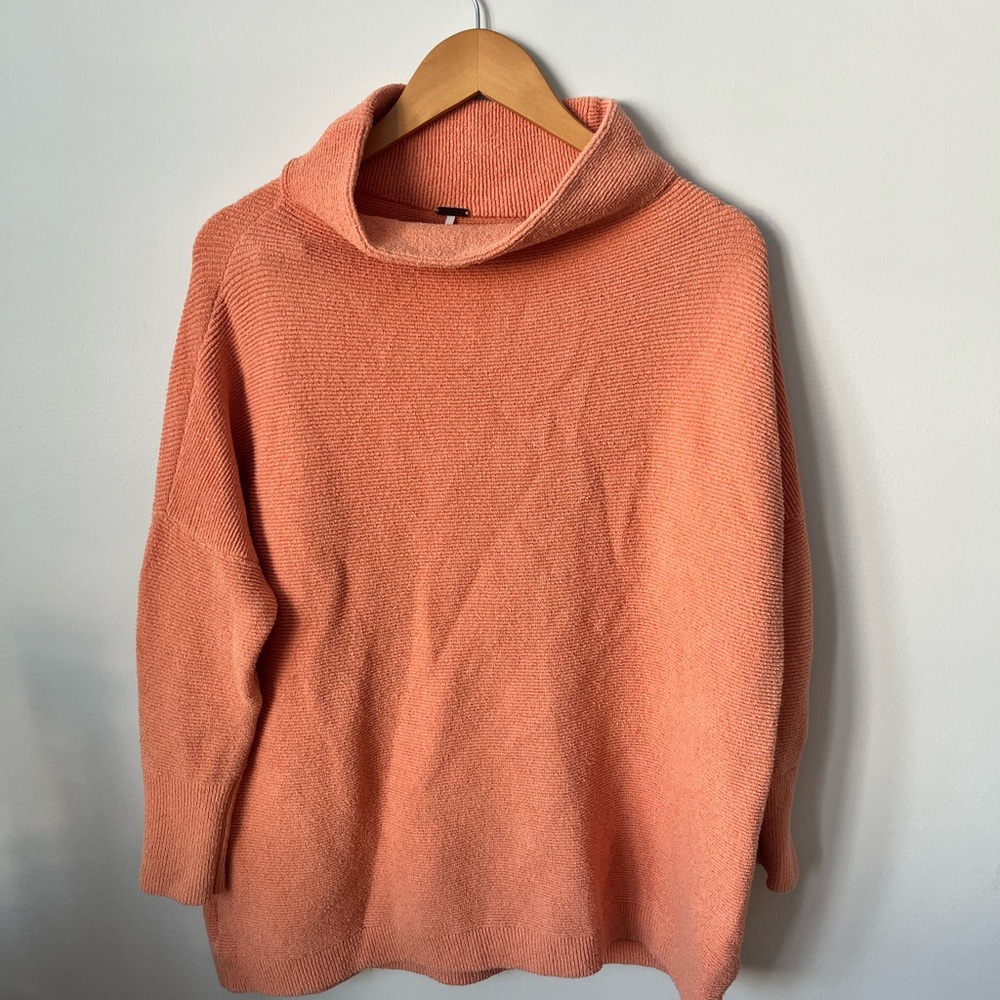 Women's Free People Ottoman Sweater in Tangerine